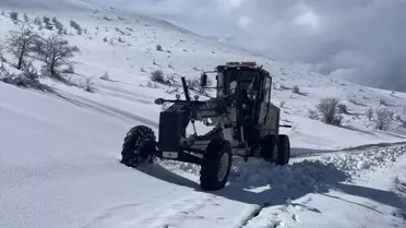 Elazığ'da Kapalı Köy Yolları Açılıyor