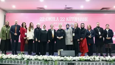 Emine Erdoğan, TOGEMDER'in '22 Okula 22 Kütüphane' projesinin açılış töreninde konuştu Açıklaması