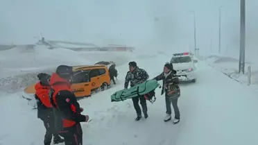 Kayseri'de Mahsur Kalan 12 Kişi Kurtarıldı