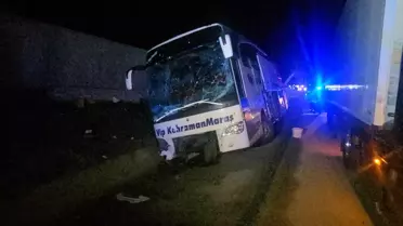 Erzincan'da otobüs kazası