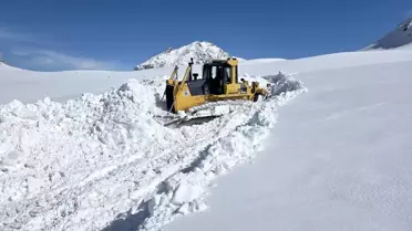 Horasan'da Mezra Ulaşımı Yeniden Açıldı