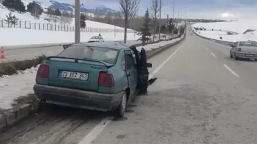 Erzurum'da Trafik Kazası: 1 Ölü, 2 Yaralı