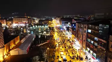 Erzurum'da Ramazan İçin Fener Alayı