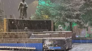 Erzurum'da Yoğun Kar Yağışı