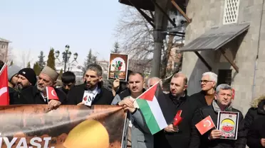 Erzurum'da STK'lerden Gazze'ye Destek Çağrısı