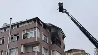 Esenler'de 4 Katlı Binada Yangın
