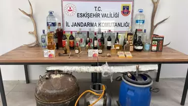 Odunpazarı'nda Kaçak Alkol Operasyonu