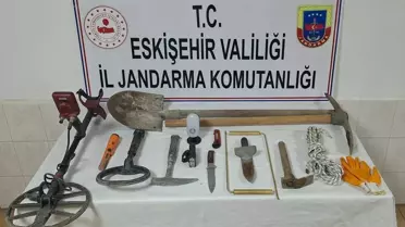 Eskişehir'de Kaçak Kazı Operasyonu