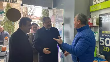 Vali Yılmaz Odunpazarı'nda Esnafla Buluştu