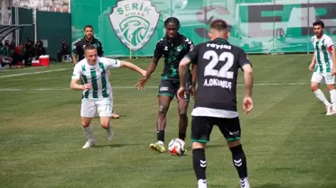 Serikspor, Sakaryaspor'u 2-0 Yendi