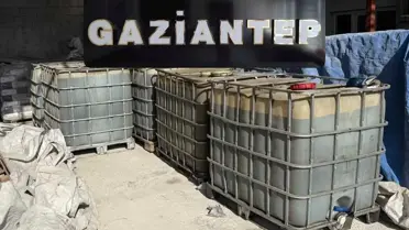 Gaziantep'te 7 Bin Litre Kaçak Akaryakıt Ele Geçirildi
