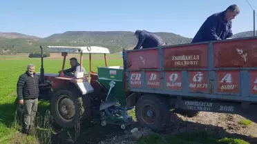 İslahiye'de Yağışla Çiftçilere Umut