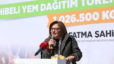 Gaziantep'te Üreticilere Yem Desteği