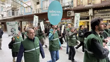 Gaziantep'te Yeşilay Haftası Yürüyüşü