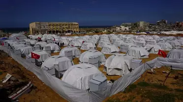 Gazze'de '2. Yıldız Tilbe Çadır Kenti' açıldı