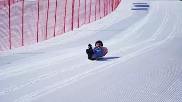 Geleneksel Kızak Şampiyonası Erciyes'te Yapıldı