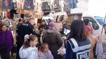 Kadın Destek Uygulaması'na Broşür Dağıtımı