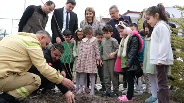 Beypazarı'nda Fidan Dağıtımı