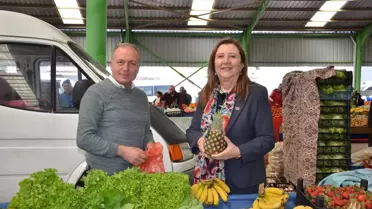 Başkan Özyol Pazar Ziyareti Gerçekleştirdi