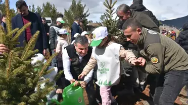 Gümüşhane'de Fidan Dikimi Etkinliği