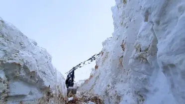 Hakkari'de Kar Yağışı Ulaşımı Etkiledi