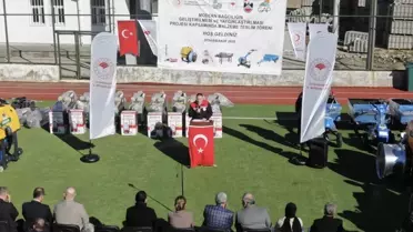 Hani'de Üreticilere Ekipman Desteği