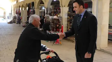 Hasankeyf Kaymakamı İmrak'tan Esnaf Ziyareti