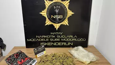 İskenderun'da 1.1 Kilo Esrar Ele Geçirildi