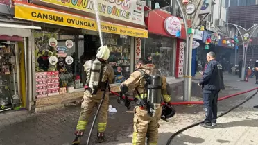 İskenderun'da Oyuncak Dükkanında Yangın