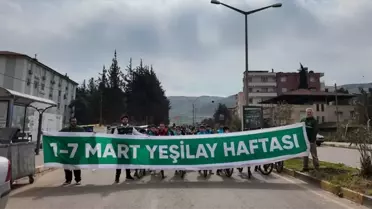 Reyhanlı'da Yeşilay Haftası Bisiklet Turu Düzenlendi