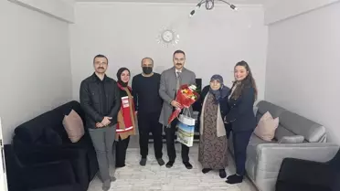Havza Kaymakamı Ayvat'tan şehit yakınları ve gazilere bayram ziyareti