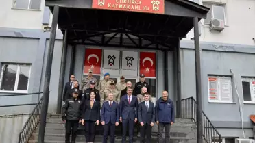 İçişleri Bakan Yardımcılığına atanan Hakkari Valisi Çelik'ten veda ziyaretleri
