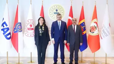 Bakan Çiftçi, Buldan ve Sancar ile Görüştü