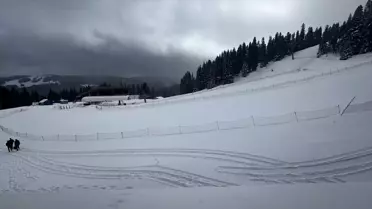 Ilgaz Dağı'nda Kar Yağışı ve Sis