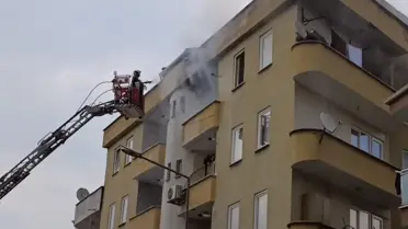 İnegöl'de Kamyonet Kazası ve Yangın