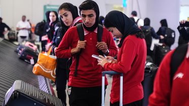 İran Kadın Futbol Takımı İstanbul'da