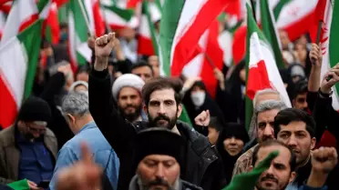 Tahran'da ABD-İsrail Protestosu