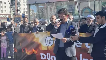 Diyarbakır'da Gazze Protestosu