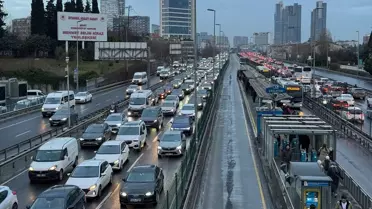 İstanbul'da Trafik Yoğunluğu Yüzde 89