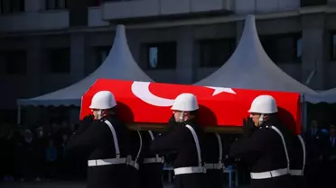 İstanbul'da trafik kazasında şehit olan polis Mustafa Aydın için tören düzenlendi