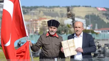 Gazi Torunu Çanakkale'ye Yürüdü