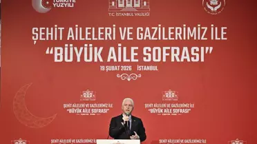 İstanbul Valisi Gül, şehit aileleri ve gazilerle iftar yaptı