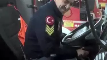 İtfaiyeci, Yangın Zannettiği Anonsla Doğum Günü Pastasıyla Karşılaştı.