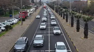 Manisa'da Trafik Yoğunluğu Artmaya Başladı