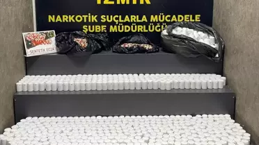 İzmir'de 84 Bin Uyuşturucu Hap Ele Geçirildi