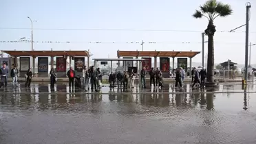 İzmir’de Fırtına ve Deniz Taşması