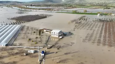 Menemen'deki Tavuk Çiftliğinde Taşkın