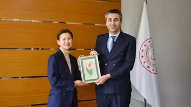 Japon eğitim heyetinden Milli Eğitim Bakanlığına ziyaret