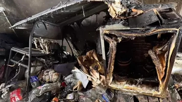 Kahramanmaraş'ta Yangın: 1 Ölü