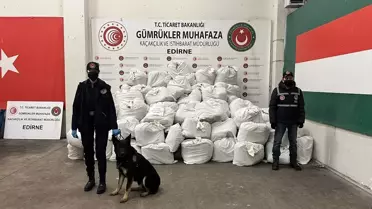 Kapıkule'de 914 Kilo Esrar Ele Geçirildi